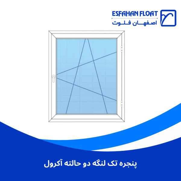 پنجره تک لنگه دو حالته آکرول