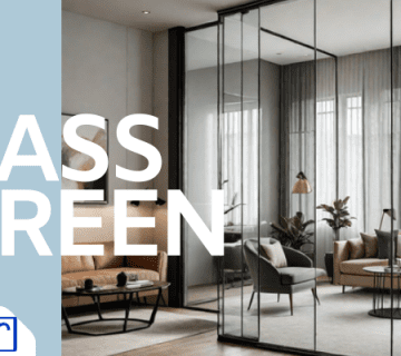 شیشه جداکننده-پاراوان شیشه ای