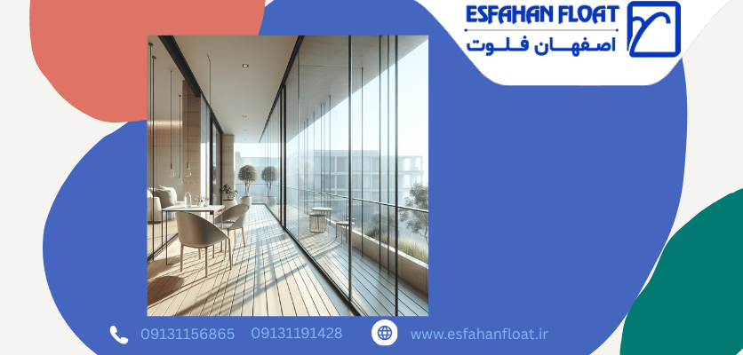 محیط الهام بخش - چیدمان بالکن شیشه ای