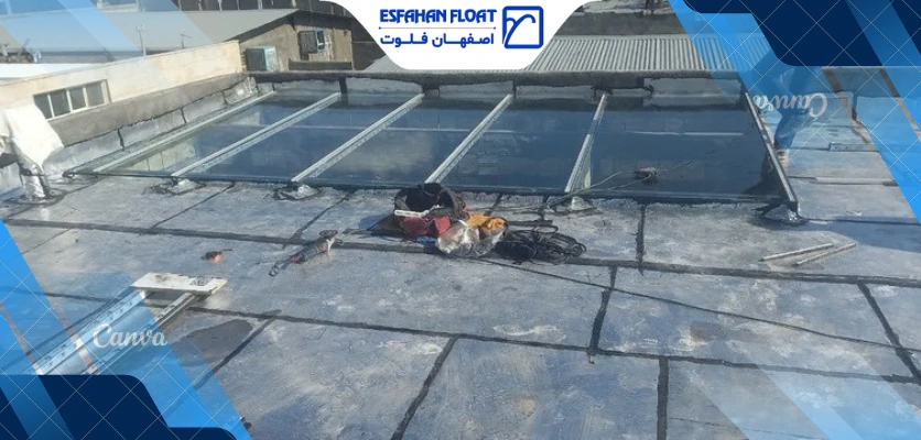 اجرای اسکای لایت - پروژه مهندس ایران نژاد